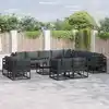 Image de vidaXL Ensemble de canapé de jardin avec coussin 13 pcs