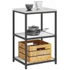 Image de vidaXL Rangement de Cuisine avec étagère Blanc 60 x 50 x 92 cm Acier, Rangement de Cuisine Moderne, étagère rectangulaire, Solution en Acier Robuste, organisé pour la Maison