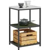 Image de vidaXL Rangement de Cuisine Vert Olive 60 x 50 x 92 cm Acier, Rangement de Cuisine Moderne, étagère rectangulaire, Solution en Acier Robuste, organisé pour la Maison