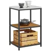 Image de vidaXL Rangement de Cuisine avec étagère Rouillé 60 x 50 x 92 cm Acier, Rangement de Cuisine Moderne, étagère rectangulaire, Solution en Acier Robuste, organisé pour la Maison