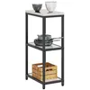 Image de vidaXL Rangement de Cuisine avec étagère Argent 30 x 50 x 92 cm Acier, Rangement de Cuisine Moderne, étagère rectangulaire, Solution en Acier Robuste, organisé pour la Maison