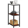 Image de vidaXL Rangement de Cuisine avec étagère Rouillé 30 x 50 x 92 cm Acier, Rangement de Cuisine Moderne, étagère rectangulaire, Solution en Acier Robuste, organisé pour la Maison