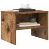 Image de vidaXL Cabinet de Chevet Bois Ancien 40 x 40 x 30 cm Bois d'ingénierie, Table de Nuit Moderne, Meuble Chic pour Chambre, rangements compacts, Forme rectangulaire, Design Minimaliste