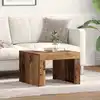 Image de vidaXL Table basse Bois ancien 50 x 50 x 35 cm Bois d'ingénierie