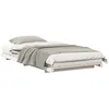 Image de vidaXL Cadre de lit Blanc 90 x 200 cm Pin Massif, Chambre Tendance, Cadre de lit Moderne, Plateforme en Bois Massif, Rangement Gain de Place, Meuble Minimaliste pour Adultes