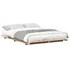 Image de vidaXL Cadre de lit Marron 140 x 220 cm Pin Massif