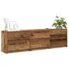 Image de vidaXL Unites TV 2 pcs Bois Ancien 180 x 34 x 50 cm Bois d'ingénierie, Meuble TV rectangulaire Moderne, Rangement Sympa, Console en Bois, Espace optimisé, étagère Murale