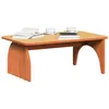 Image de vidaXL Table Basse Brun Cire 80 x 50 x 31 cm Bois Massif en pin, Table Basse rectangulaire Rustique, Meuble stylé pour Salon, Bois Fonctionnel, pin Minimaliste