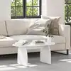 Image de vidaXL Table basse Blanc 80 x 40 x 35 cm Pin massif