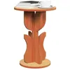Image de vidaXL Table Basse Brun Cire 39,5 x 39,5 x 53,5 cm Bois Massif en pin, Table Basse Ronde élégante, Design en Bois de pin Rustique, Meuble Pratique pour Le Salon