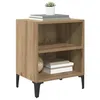 Image de vidaXL Cabinet de Chevet Chêne Artisanal 40 x 30 x 50 cm, Table de Nuit rectangulaire Moderne, Pratique et élégante, Meuble Compact pour Chambre, déco Minimaliste