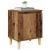 Image de vidaXL Cabinet de Chevet Bois Ancien 40 x 30 x 50 cm Bois d'ingénierie, Table de Nuit compacte, Meuble de Rangement Durable, Organiseur pour Chambre, Essentiel Moderne