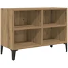 Image de vidaXL Ensemble Meuble TV Montage Mural Marron Bois d’ingénierie, Meuble élégant, Support TV rectangulaire, Rangement Mural, mobilier Rustique, Centre de Divertissement Moderne