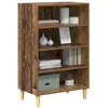 Image de vidaXL Buffet Bois Ancien 57 x 35 x 89.5 cm Bois d'ingénierie, Buffet rectangulaire de Salon, Rangement Moderne, unité Fonctionnelle pour l'entrée, mobilier stylé