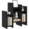 Image de vidaXL Meuble d'appoint Chêne Noir 60 x 26 x 60 cm Bois d'ingénierie, Meuble de Salon Élégant, Design Rectangulaire Modern, Bois Composite Résistant, Rangements Pratiques, Solution Compacte