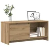 Image de vidaXL Ensemble Meuble TV Chêne Artisanal 90 x 35 x 40 cm, Rangement Salon, Meuble TV rectangulaire, Organisateur Mural, mobilier Contemporain et Minimaliste