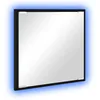 Image de vidaXL Miroir de Salle de Bain LED Chêne Noir 40 x 37 x 8.5 cm, Miroir LED rectangulaire Moderne, fixé au Mur, USB, Verre Clair, déco Lumineuse Tendance pour la Maison