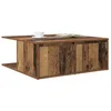 Image de vidaXL Table Basse Vieux Bois 80 x 80 x 31 cm Bois d'ingénierie, Table Basse Moderne, Design carré, mobilier élégant, pièce Fonctionnelle, élément stylé, Option de Rangement