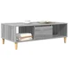Image de vidaXL Table Basse Gris Sonoma 103,5 x 60 x 35 cm Bois d'ingénierie, Table Basse rectangulaire Moderne, Meuble Robuste pour l'intérieur, déco Fonctionnelle, étagères incluses