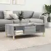 Image de vidaXL Table basse Gris Sonoma 102 x 55 x 35 cm Bois d'ingénierie