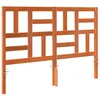 Image de vidaXL Tête de lit Brun Cire 145,5 x 4 x 104 cm Pin Massif, Chambre Moderne, Design épuré, tête de lit en Bois Massif, Cadre Robuste, mobilier pour Un Sommeil paisible