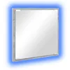 Image de vidaXL Miroir de Salle de Bain LED Gris Sonoma 40 x 37 x 8.5 cm, Miroir LED rectangulaire Moderne, fixé au Mur, USB, Verre Clair, déco Lumineuse Tendance pour la Maison