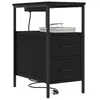 Image de vidaXL Table de Nuit Moderne, Petit Meuble d'appoint pour la Chambre, Organisateur déco, Style Contemporain et Minimaliste