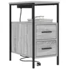Image de vidaXL Table de Nuit, Table de Chevet Moderne, Super Pratique pour Organiser ta Chambre. Petit Cabinet décoratif au Style Contemporain et Minimaliste.