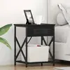 Image de vidaXL Cabinet de chevet Chêne noir 41 x 31 x 51 cm Bois d'ingénierie