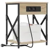 Image de vidaXL Cabinet de Chevet Chêne Sonoma 41 x 31 x 51 cm, Meuble de Nuit Rustique, Bois d'ingénierie, Rangement Compact, Pratique pour la Chambre