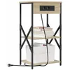 Image de vidaXL Cabinet de Chevet 2 pcs Chêne Sonoma 41 x 31 x 76 cm, Table de Nuit Rustique, Meuble Compact avec Rangement, Organisateur Minimaliste, Essentiel en Bois