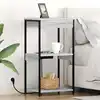 Image de vidaXL Cabinet de chevet Gris Sonoma 41 x 31 x 76 cm Bois d'ingénierie