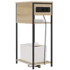 Image de vidaXL Cabinet de Chevet Chêne Sonoma 41 x 28 x 76 cm, Table de Nuit compacte en Bois, Petit Meuble Pratique, Rangement stylé pour Votre Chambre