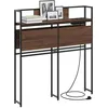 Image de vidaXL Tête de lit de Rangement Chêne Marron 80 cm Bois d'ingénierie, Une tête de lit avec Rangement, Meuble Moderne, organise Tout, lit Gain de Place avec Pieds Ajustables.