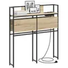 Image de vidaXL Tête de lit de Rangement Chêne Sonoma 100 cm Bois d'ingénierie, Une tête de lit avec Rangement, Meuble Moderne, organise Tout, lit Gain de Place avec Pieds Ajustables.