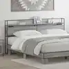 Image de vidaXL Tête de lit de rangement Sonoma gris 180 cm Bois d'ingénierie