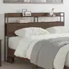 Image de vidaXL Tête de lit de rangement Chêne marron 150 cm Bois d'ingénierie