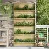 Image de vidaXL Étagères pour plantes Marron 90 x 15 x 180 cm Pinède imprégnée