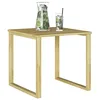 Image de vidaXL Table Naturel 50,5 x 50 x 46 cm Pinède imprégnée, Table de Jardin et terrasse, Design Moderne, Meubles compacts durables pour patios, Accent décoratif Polyvalent