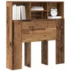 Image de vidaXL Cabinet de Tête de Lit Bois Ancien 100 x 19 x 103,5 cm, Meubles Modernes de Chambre, Vie ordonnée, Solutions de Rangement minimalistes avec tête de lit intégrée