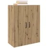 Image de vidaXL Meuble Mural Montage Mural Chêne Artisanal 69,5 x 34 x 90 cm, Armoire Murale rectangulaire Pratique, Solution de Rangement pour Salon Moderne, Meuble en Bois Tendance