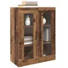 Image de vidaXL Armoire Murale Suspendue Montage Mural Marron 69,5 x 34 x 90 cm, Rangements spacieux, Armoire rectangulaire Moderne, Buffet Contemporain, étagères compactes, Organisateur Minimaliste