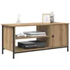Image de vidaXL Meuble TV Chêne Artisanal 100 x 40 x 45 cm Bois d'ingénierie, Meuble de Salon, Support TV Moderne rectangulaire, Rangement Minimaliste, unité Pratique pour décorer Votre Maison