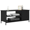 Image de vidaXL Meuble TV Chêne Noir 100 x 40 x 45 cm Bois d'ingénierie, Meuble de Salon, Support TV Moderne rectangulaire, Rangement Minimaliste, unité Pratique pour décorer Votre Maison