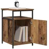 Image de vidaXL Cabinet de Chevet Vieux Bois Bois d'ingénierie, Table de Nuit Moderne, Design Compact, Rangement stylé, Meuble Pratique pour Petits espaces