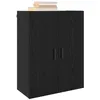Image de vidaXL Meuble Mural Chêne Noir 69,5 x 34 x 90 cm Bois d'ingénierie
