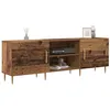 Image de vidaXL Meuble TV Bois Ancien 150 x 30 x 50 cm Bois d'ingénierie, Meuble multimédia Moderne, Support TV rectangulaire, Rangement stylé, Compact en Bois, Design Minimaliste