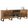 Image de vidaXL Meuble TV Bois Ancien 150 x 30 x 50 cm Bois d'ingénierie, Meuble de Salon Moderne, Cabinet Bas élégant, Grand lowboard, Rangement Pratique, Support média avec poignée en Acier