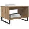 Image de vidaXL Table Basse chêne Artisanal 60 x 50 x 40 cm Bois d'ingénierie, Table Basse élégante, Design rectangulaire, Meuble Pratique, pièce maîtresse Moderne, Style recherché