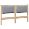 Image de vidaXL Tête de lit Autre Marron 150 cm Bois Massif en pin, Décor de Chambre, tête de lit en Bois Minimaliste, Design en pin Massif, Meuble Moderne Pratique, Style Contemporain